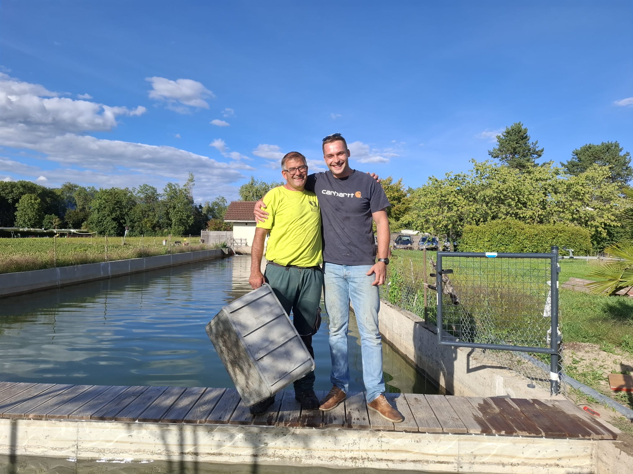Gemeinsam am Becken