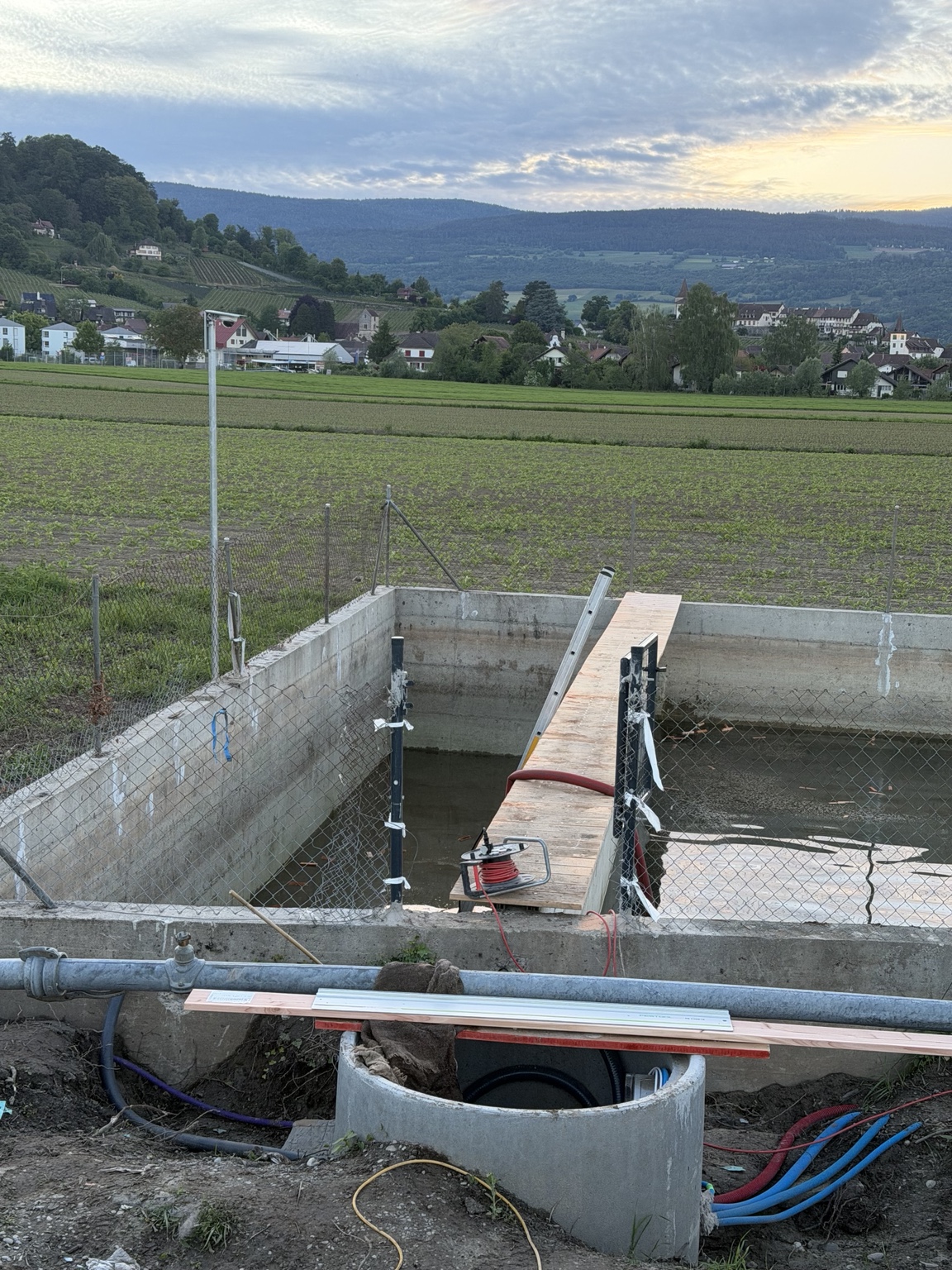 Entwicklung der Anlage